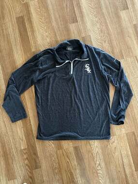 Chicago White Sox Coyote Promotions Lightweight Quarter Zip Pullover XL